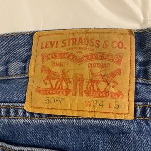 Men’s 505 Levi jeans